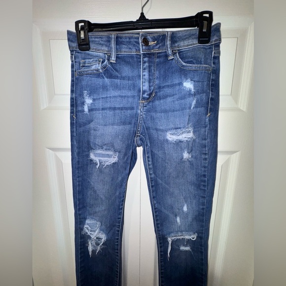 Cello brand Distressed ankle Jeans. Size 1 VGUC - Picture 2 of 14